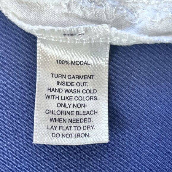 White House Black Market Womens XS Chic White Silver Sequin Striped T-Shirt NWT - Picture 5 of 8